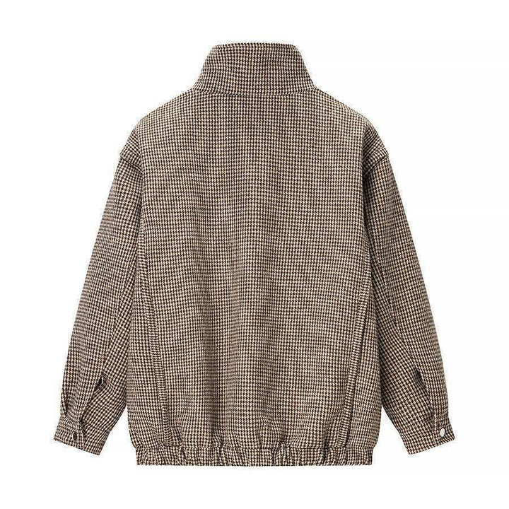 Veste de transition pour femmes avec un motif pied-de-poule moderne Chic & Stil