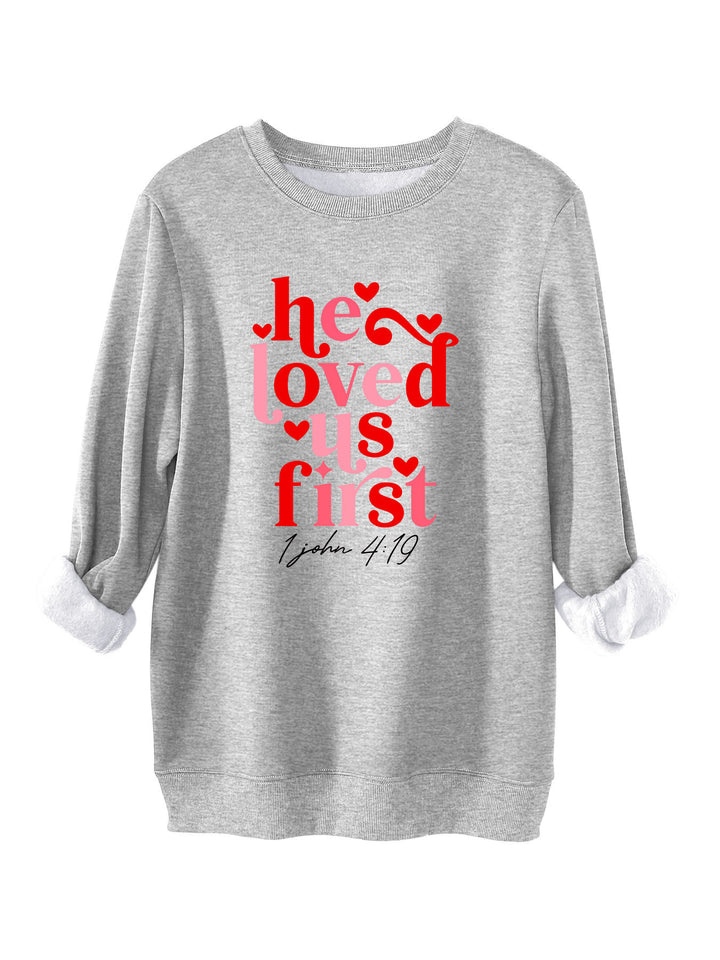 Sweat-shirt pour femmes avec slogan amical et coupe décontractée Chic & Stil