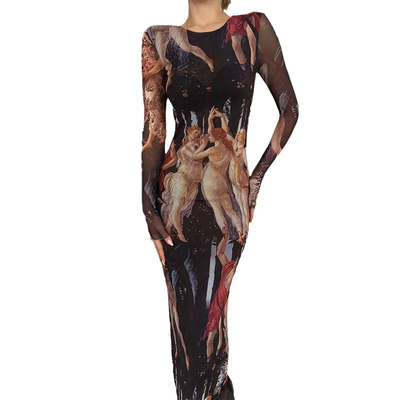 Lune London fitted laminated dress for ladies