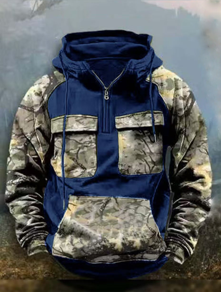 Men's Functional Camouflage Hoodie Lune London