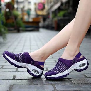 Comfortable and breathable ankle boots for women with an elastic heel strap Lune London