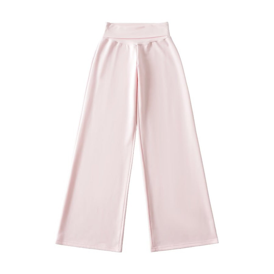 Loose-fitting jogger pants for women with high waist and soft texture Lune London