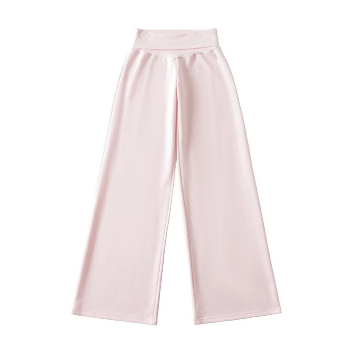 Loose-fitting jogger pants for women with high waist and soft texture Lune London