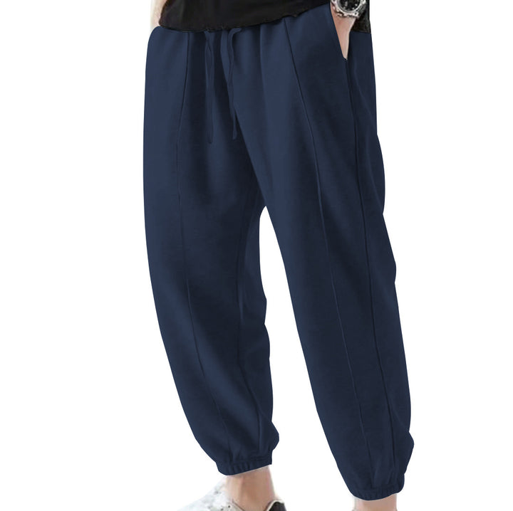 Men's jogger pants in breathable material with adjustable waist Lune London
