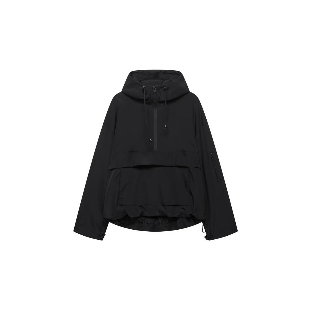 Lightweight anorak jacket for women with practical pockets Lune London
