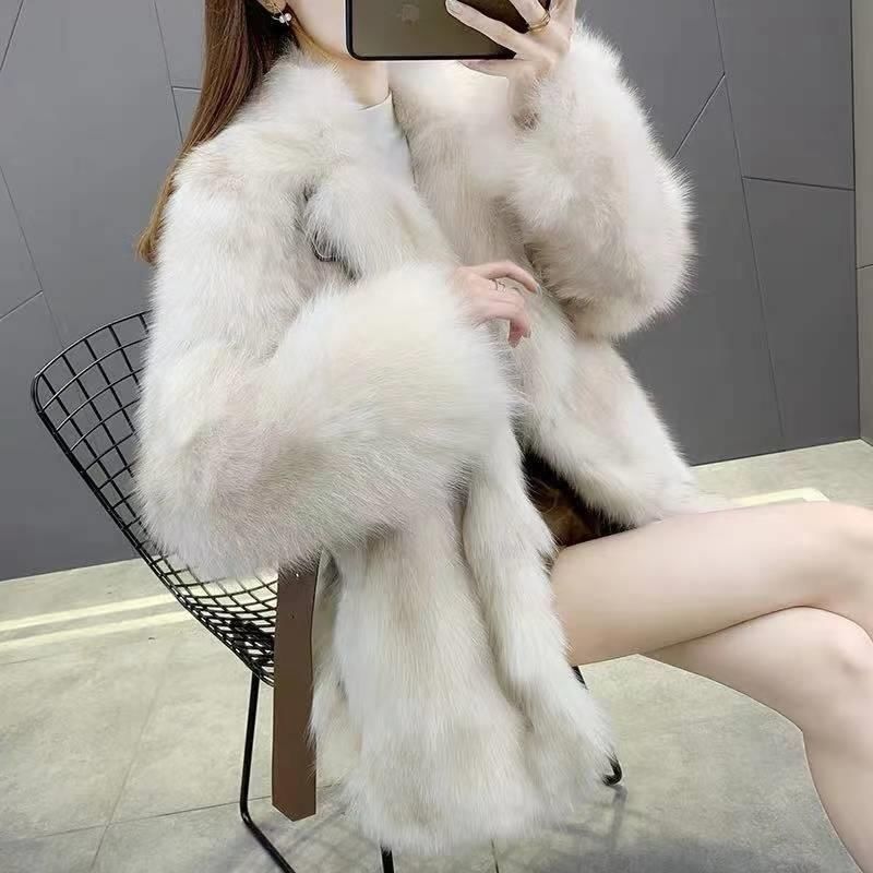 Veste élégante en fausse fourrure pour femmes Chic & Stil