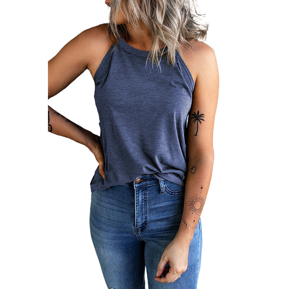 Ladies sporty tank top with modern chic and style