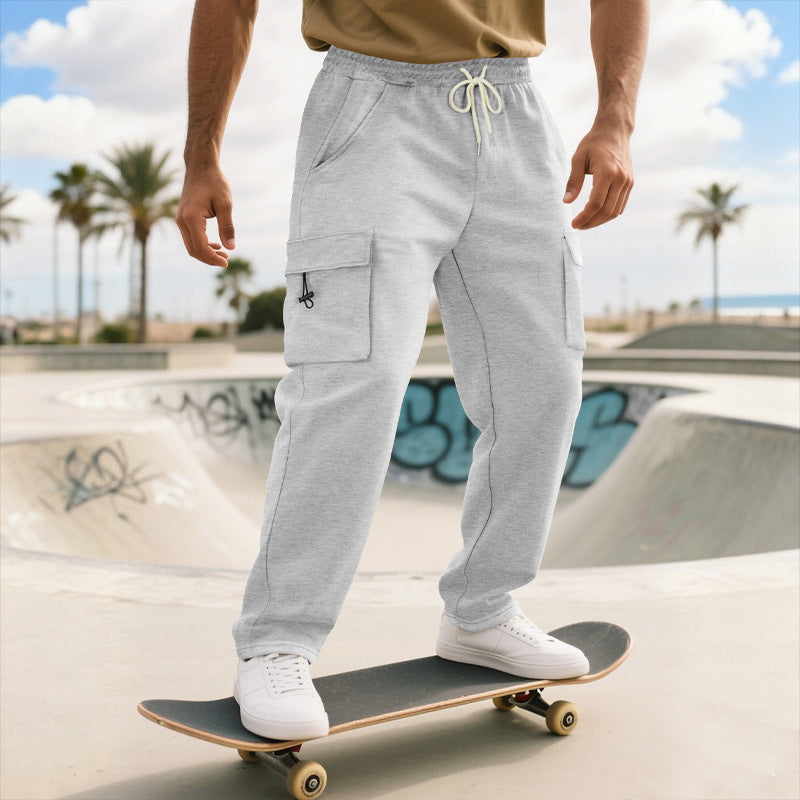 Comfortable cargo jogger pants for men with practical side pockets Lune London