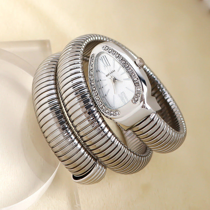 Lune London | Snake Watch with Quartz Movement and Personal Bracelet