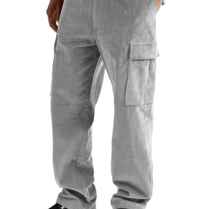 Men's cargo pants with elastic waistband and practical side pockets Lune London