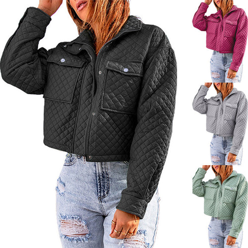 Ladies down jacket with pockets and modern cut Lune London