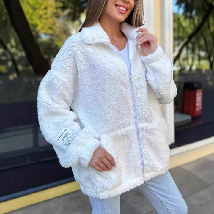 Zipped fleece jacket for women Lune London