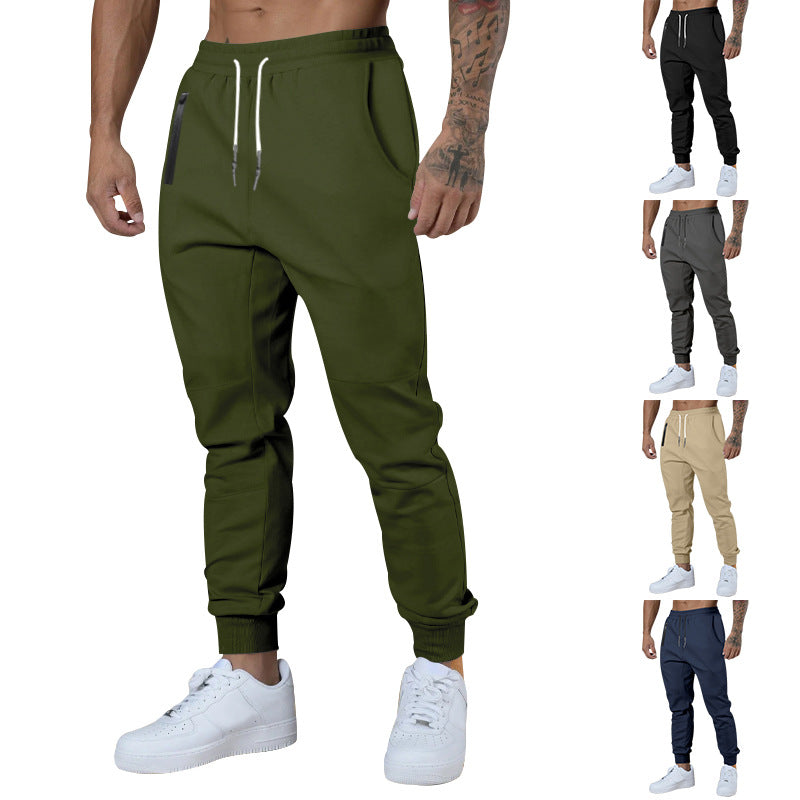 Sporty lifestyle jogger pants for men with elastic waistband and practical pockets Lune London