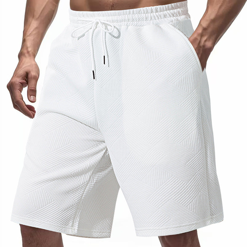 Casual beach shorts for men in breathable material with elastic waistband Lune London