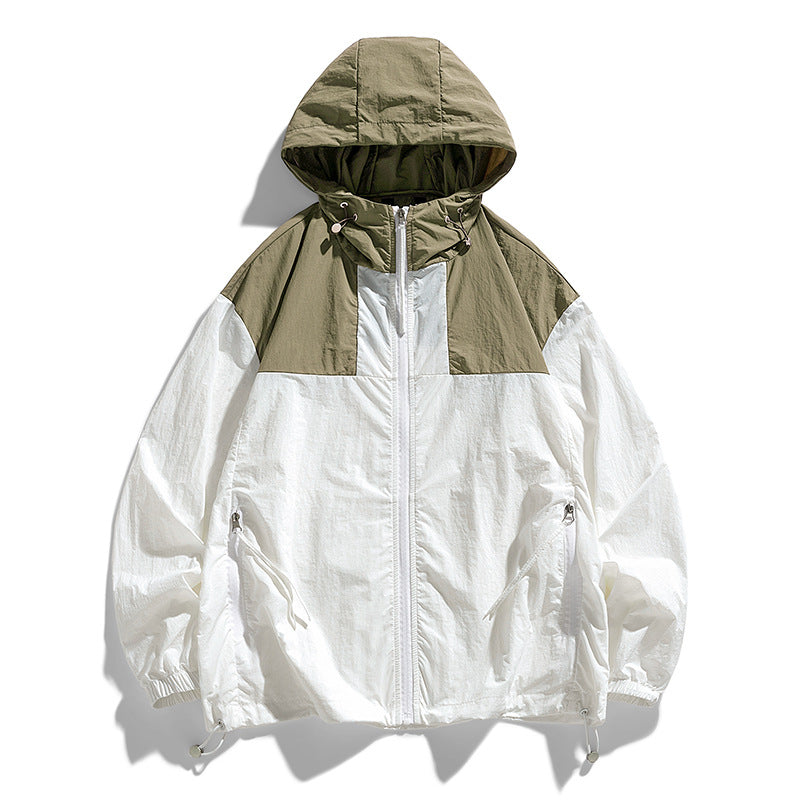 Wind-resistant women's leisure jacket with adjustable hood collar Lune London