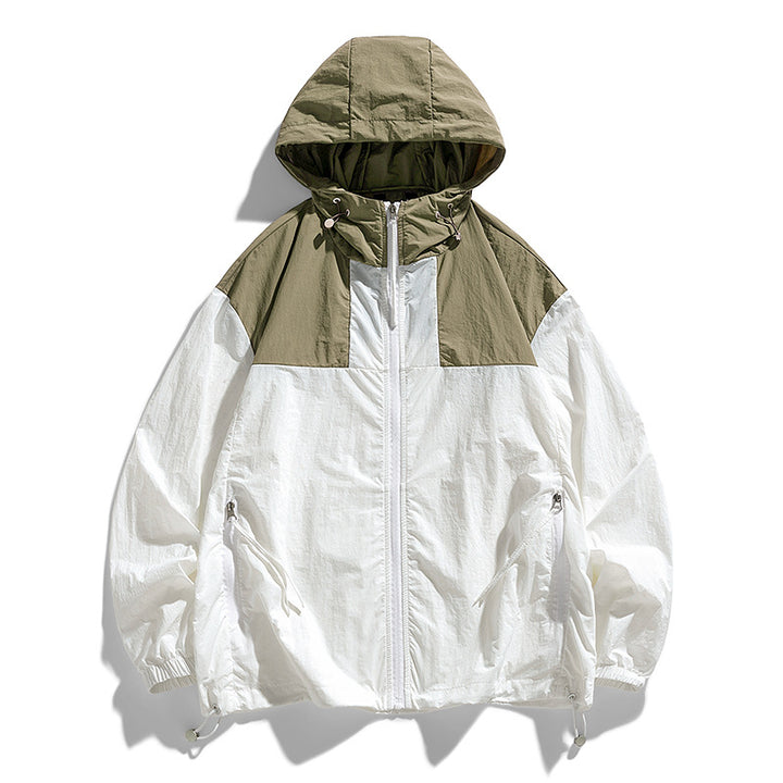 Wind-resistant women's leisure jacket with adjustable hood collar Lune London