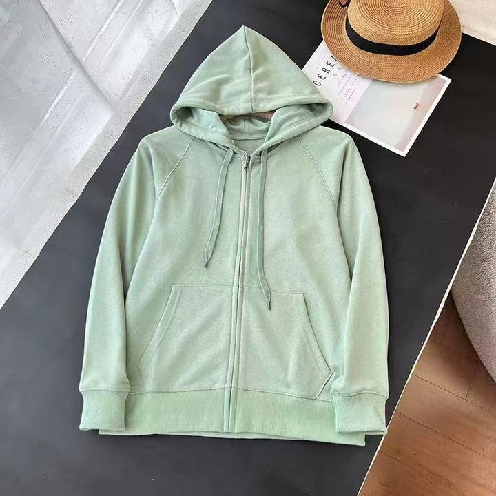 Veste à capuche structurée pour femmes avec zip intégral Chic & Stil