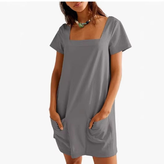 Women's Comfortable Casual Dress with Pockets Lune London