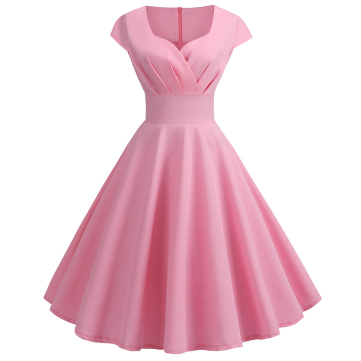 Flared dress for women with elegant waist and floating hem Lune London