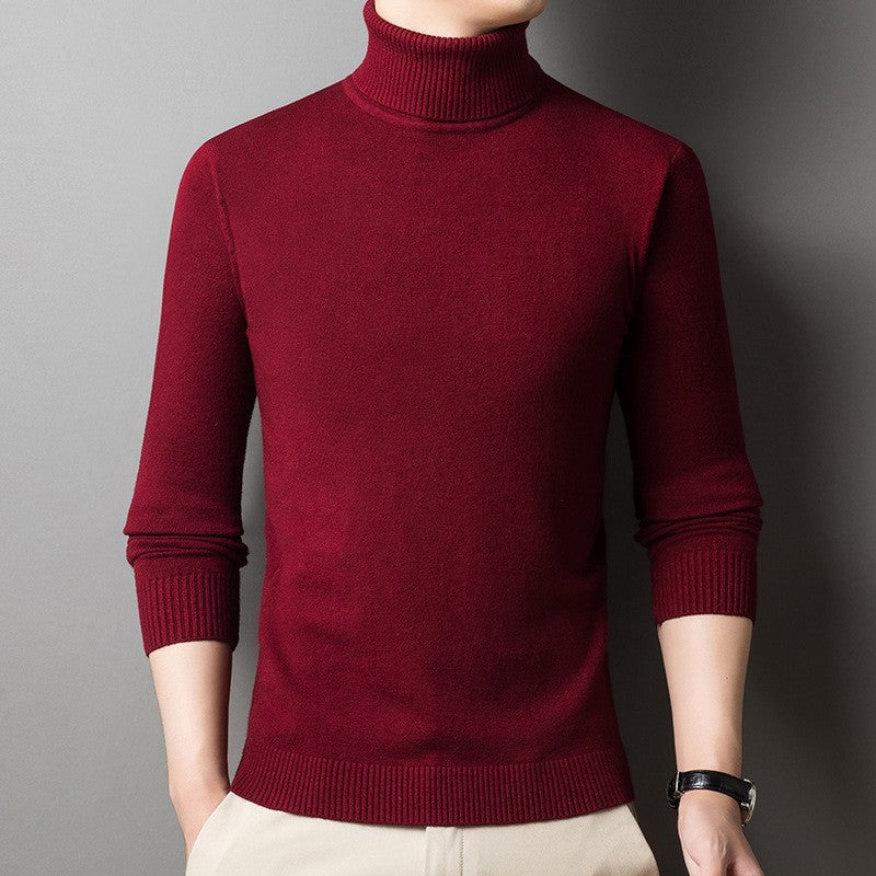 Lune London | Men's fitted sweater with turtleneck