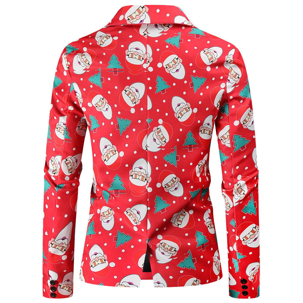 Party jacket for men with a cheerful Christmas design Lune London