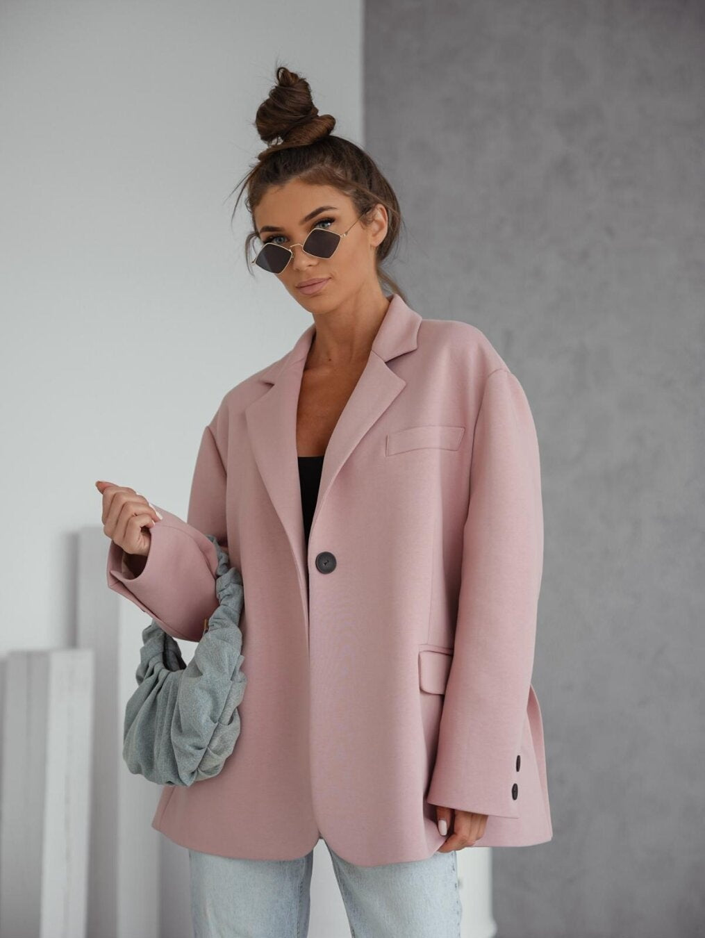 Oversized women's jacket with relaxed fit from Lune London