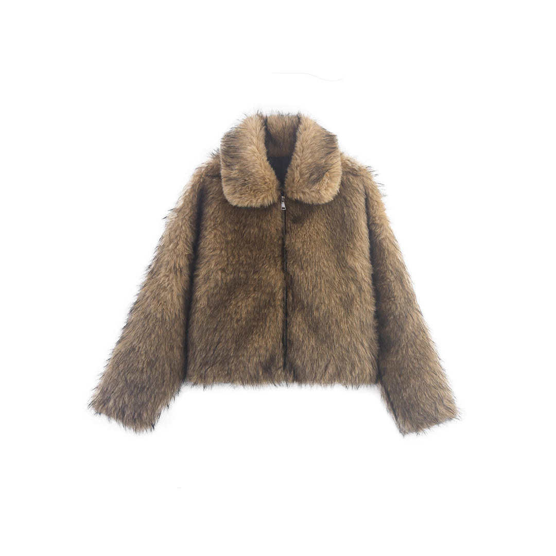 Ladies Faux Fur Jacket Lune London