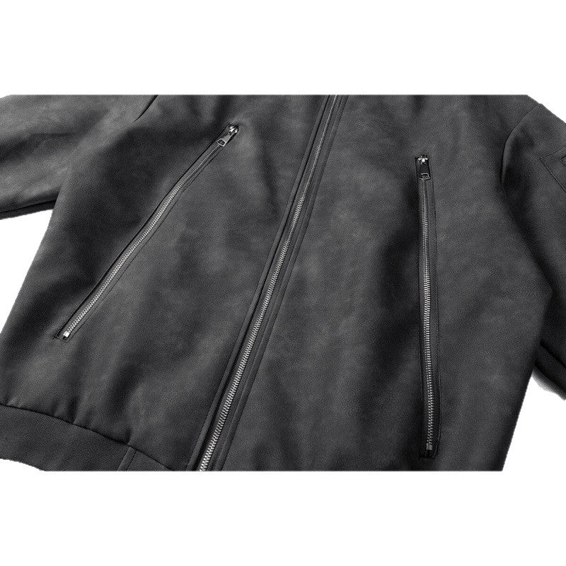 Men's transitional jacket with an innovative design and multifunctional zip pockets Lune London