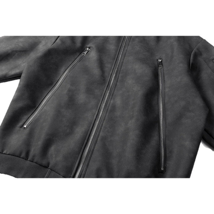 Men's transitional jacket with an innovative design and multifunctional zip pockets Lune London