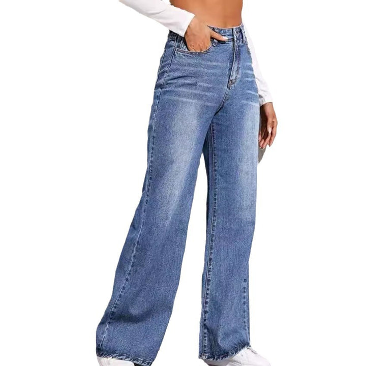 Women's loose-fitting high-waist jeans in casual look Lune London