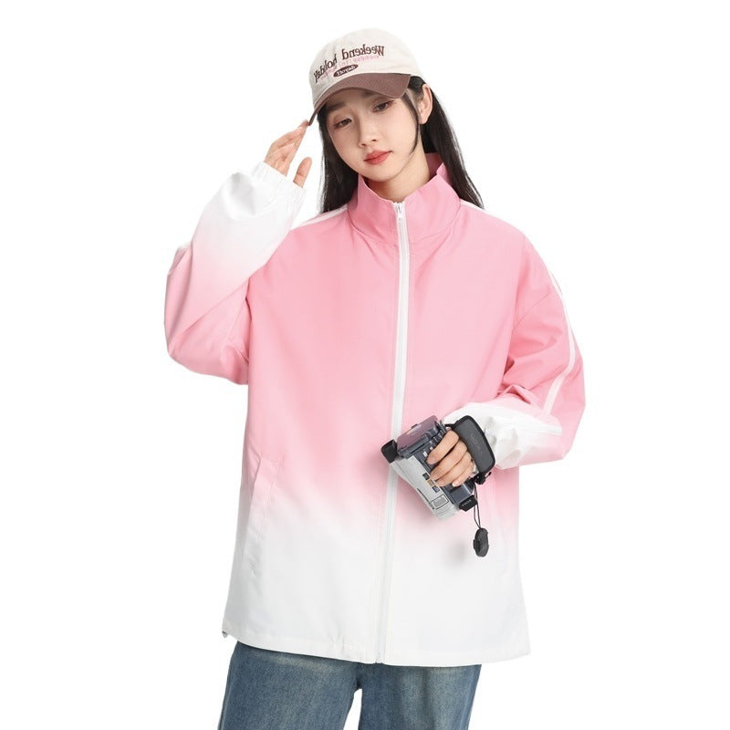 Ladies functional sports jacket with gradient Lune London