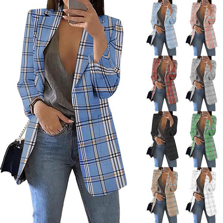 Plaid blazers for women with a modern cut and casual Lune London