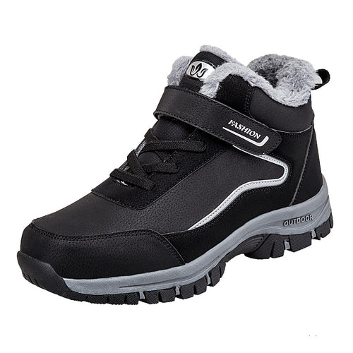 Women outdoor hiking shoes warm padded with adjustable Velcro closure Lune London
