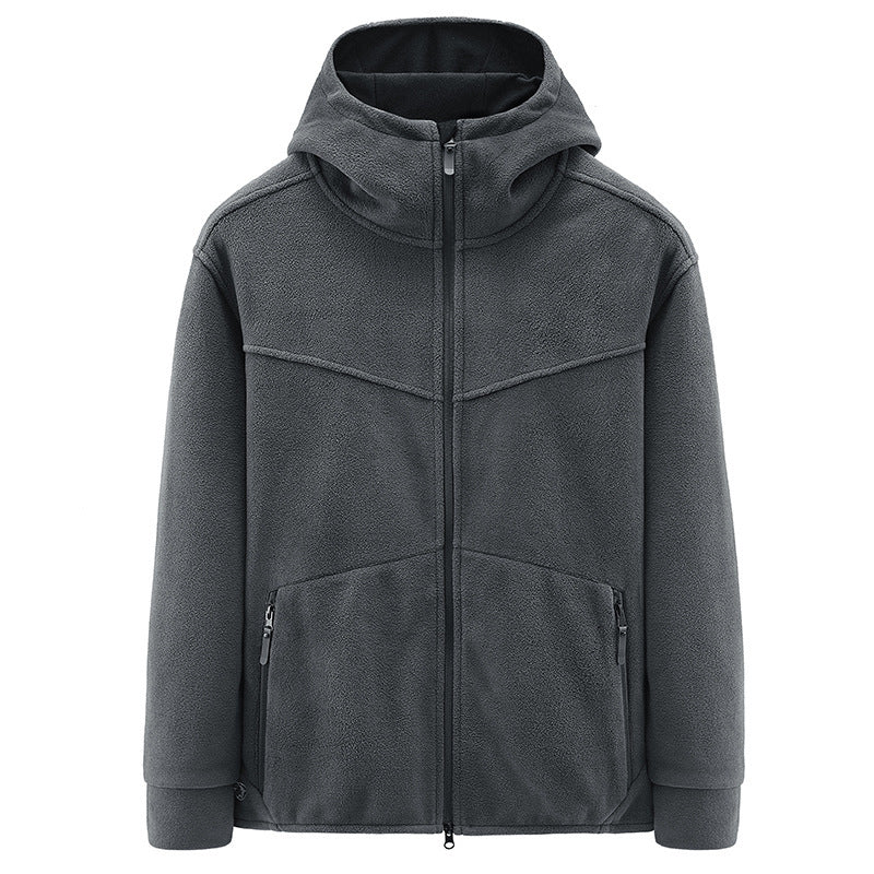 Men's fleece jacket with soft lining and practical pockets Lune London