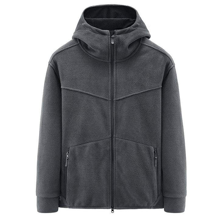Men's fleece jacket with soft lining and practical pockets Lune London