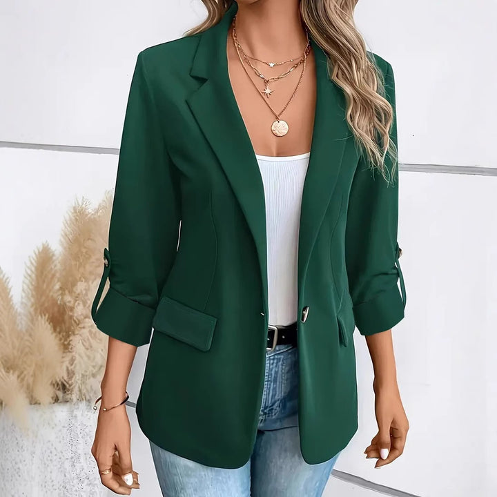 Women Elegant Jacket with Casual Cut and Practical Pockets Lune London