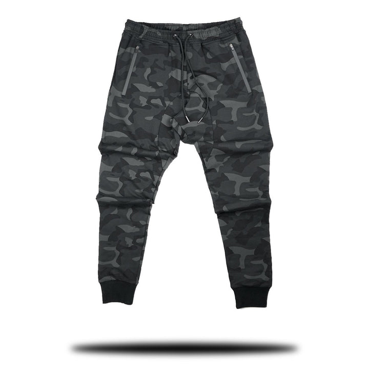 Men's sporty cargo pants with elastic waistband and practical pockets Lune London