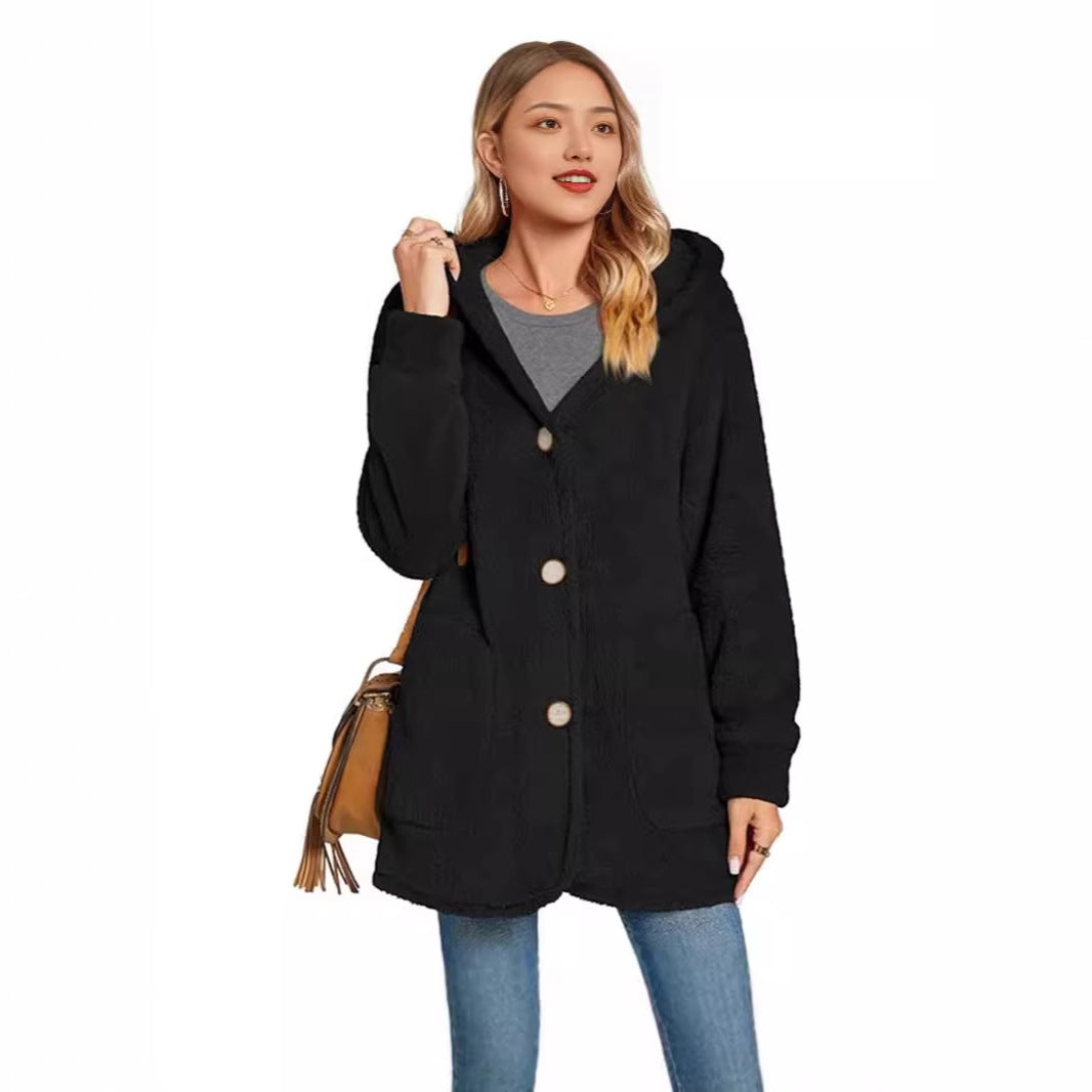 Ladies comfortable and cozy hoodie vest Lune London
