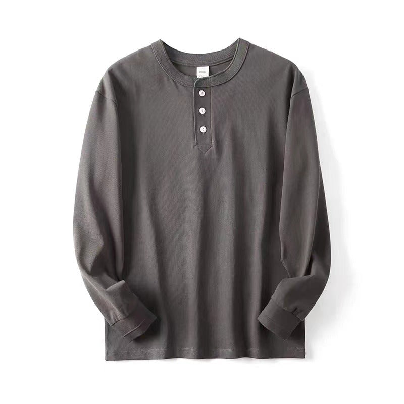 Chemise Henley à manches longues pour femmes en coton respirant Chic & Stil