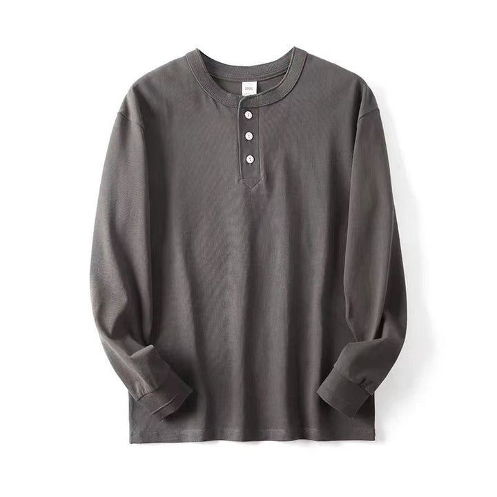Chemise Henley à manches longues pour femmes en coton respirant Chic & Stil