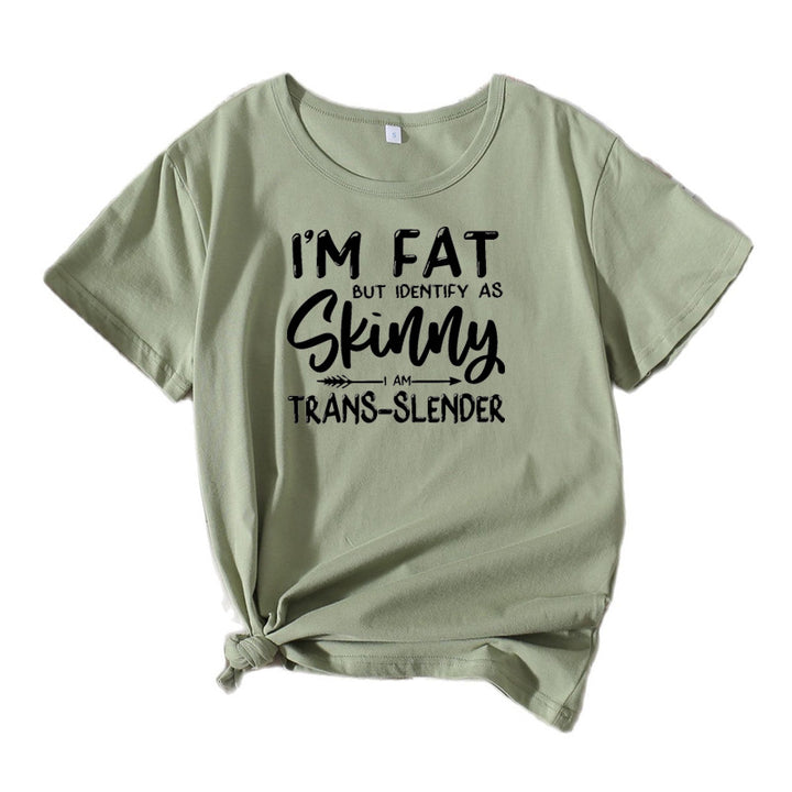 Humorous graphic leisure t-shirt for women Lune London 1751262371