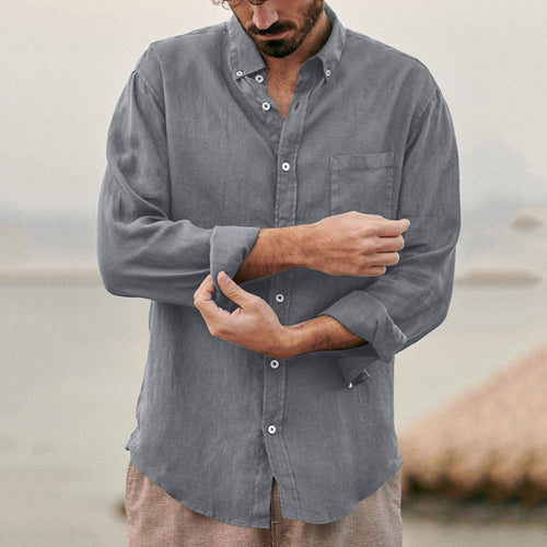 Men's Lightweight Linen Shirt Lune London