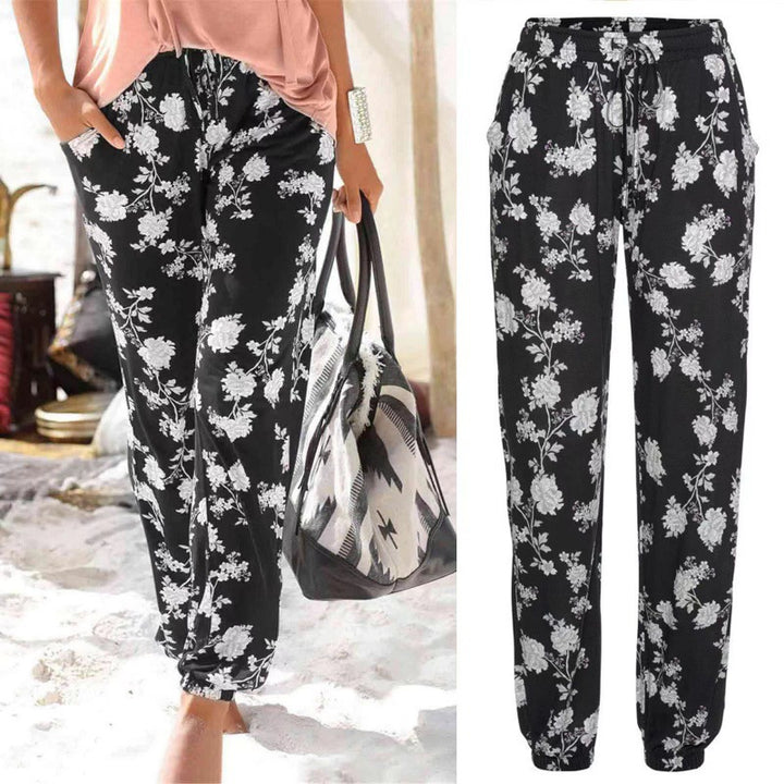 Lune London floral leisure pants for women