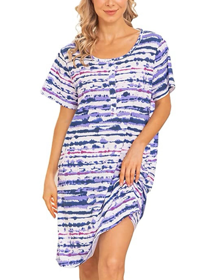 Casual tie-dye t-shirt dress for women Lune London