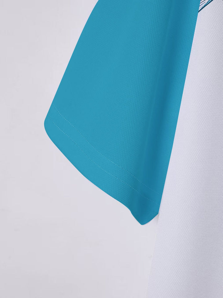 Men's polo shirt with modern graphic design and breathable properties Lune London