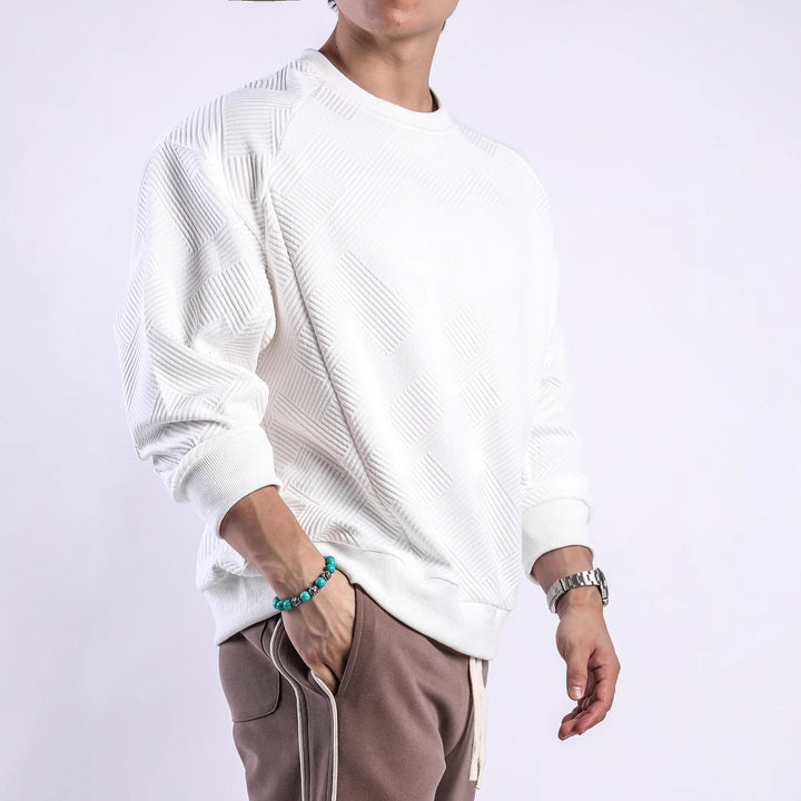 Women's sweater with an innovative structure design and a breathable cotton blend Lune London
