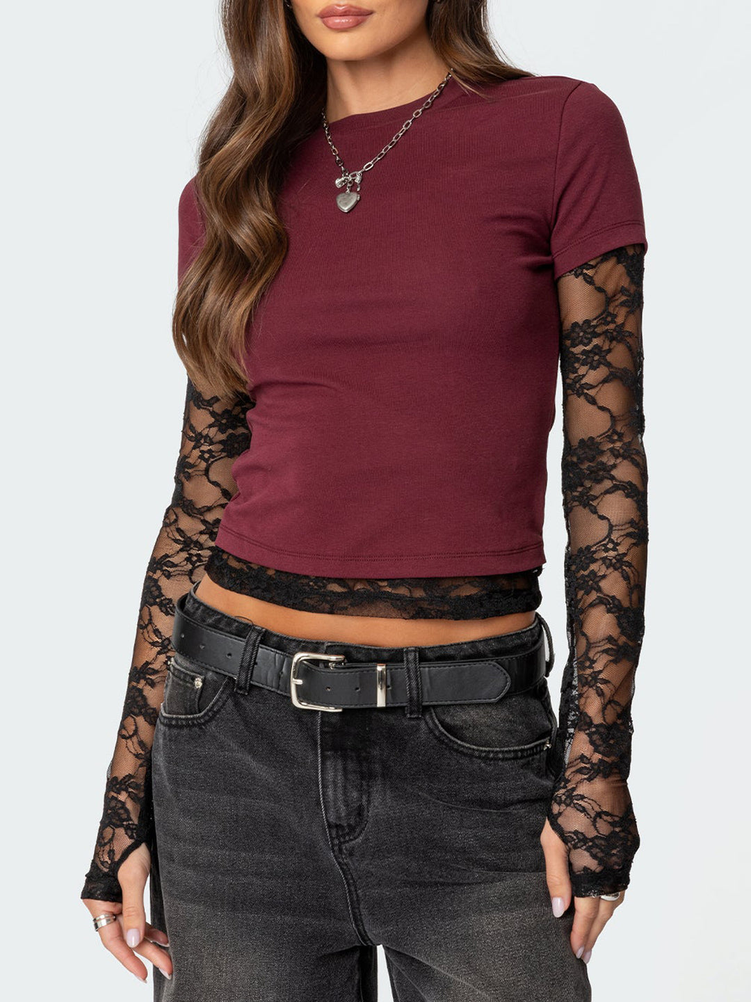 Lune London Lace Sleeve Women’s Top