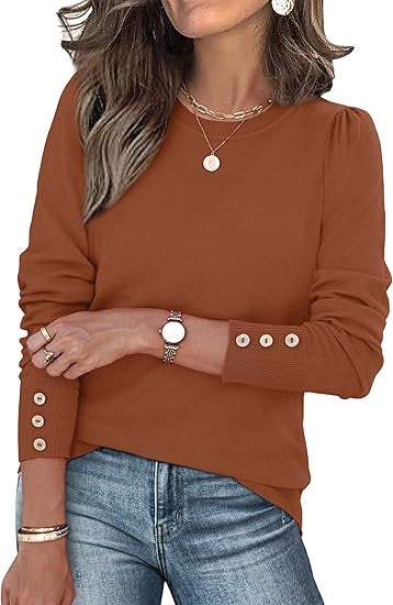 Pull de loisirs pour femmes avec détails en boutons Chic & Stil