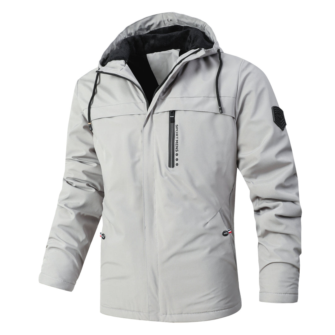 Waterproof and insulated jacket for men with soft inner lining Lune London
