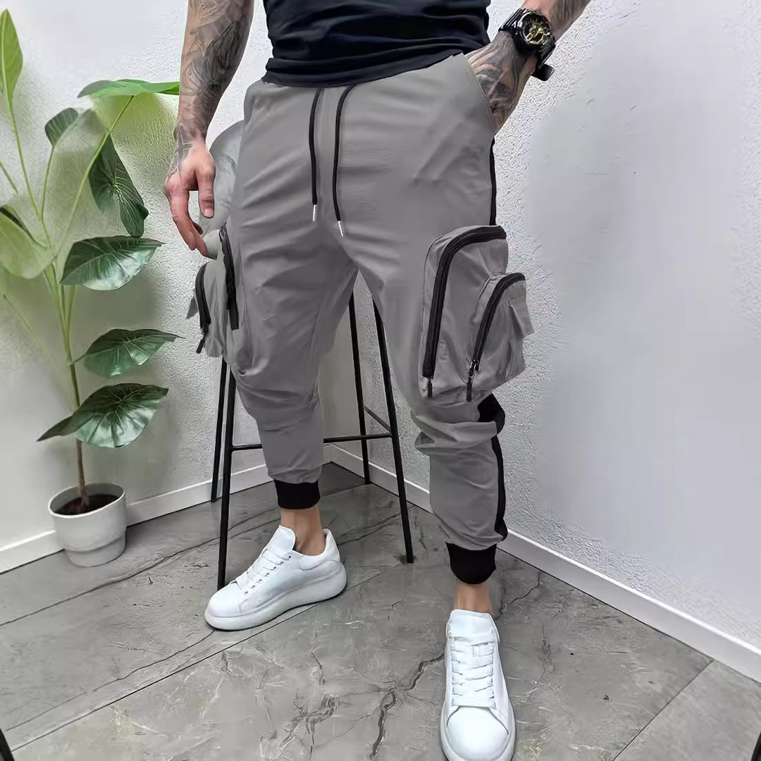 Men's cargo jogger pants with utility pockets Lune London